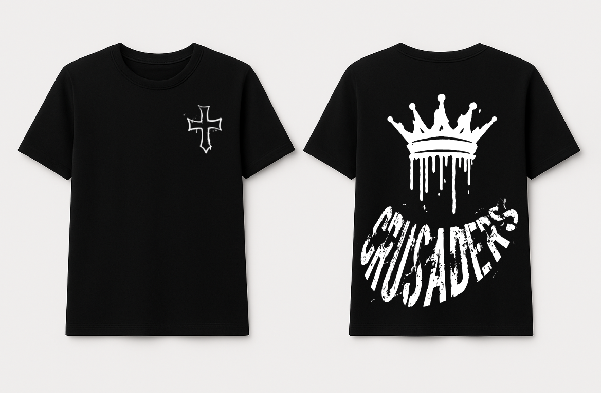 LIMITED Crusaders черна тениска