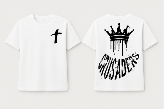 LIMITED Crusaders бяла тениска